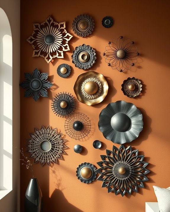 artistic metal wall accents