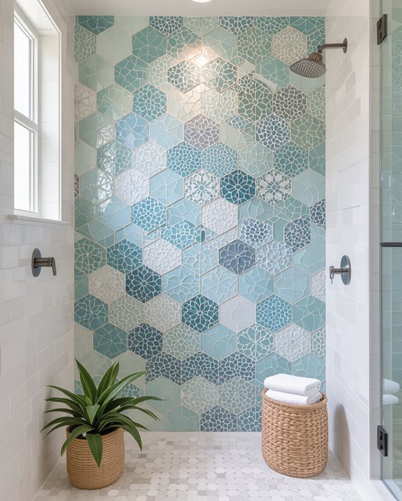 artistic mosaic tile installations