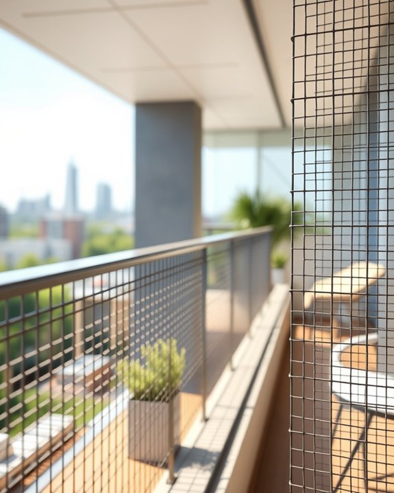 artistic safety balcony railings