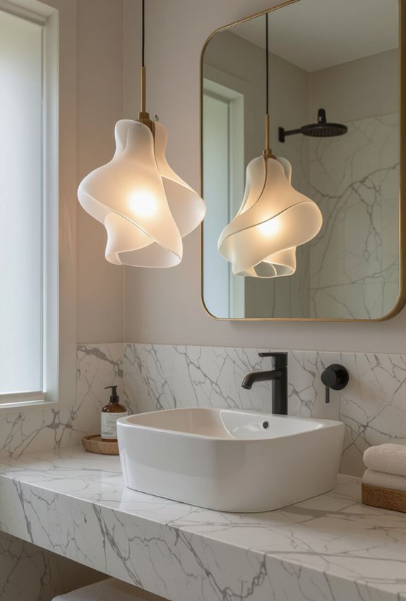 artistic sculptural lighting focalpoints