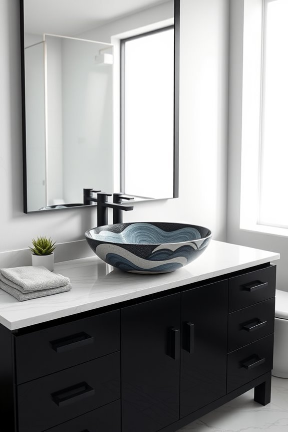 artistic sinks enhance bathrooms