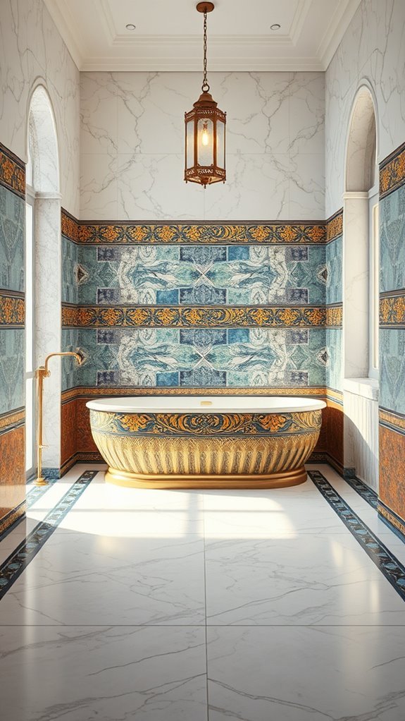artistic tile border designs