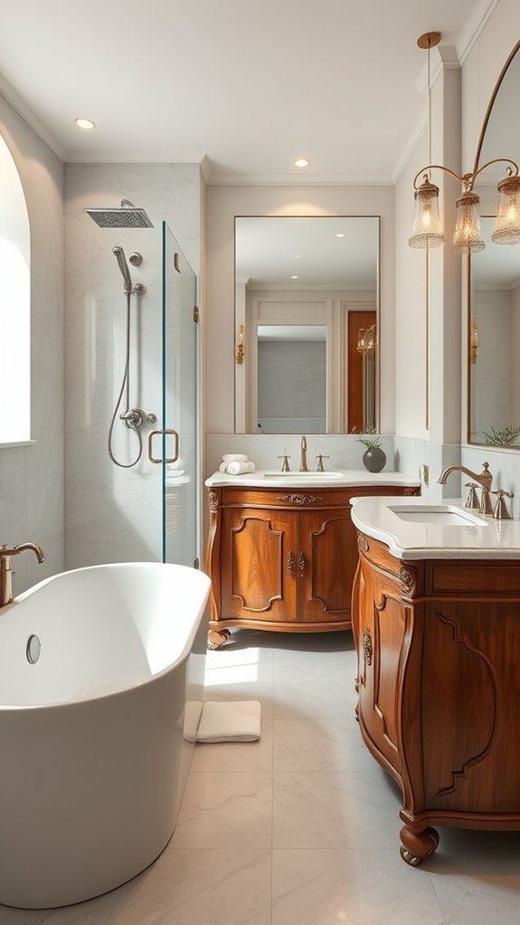 artistic vanities enhance bathrooms