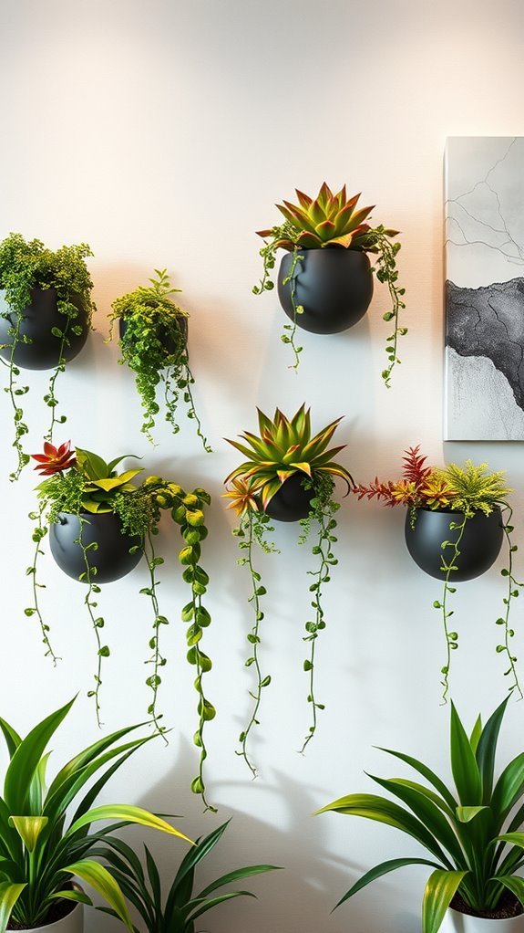 artistic vertical garden design