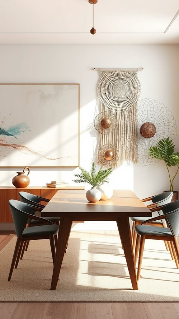 artistic wall hangings enhance