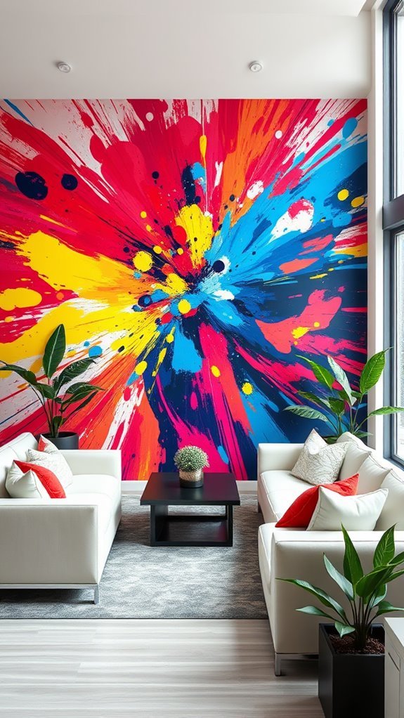 artistic wall statement murals