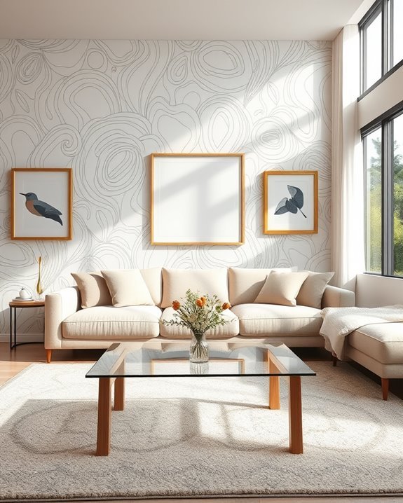 artistic wallpaper for interiors
