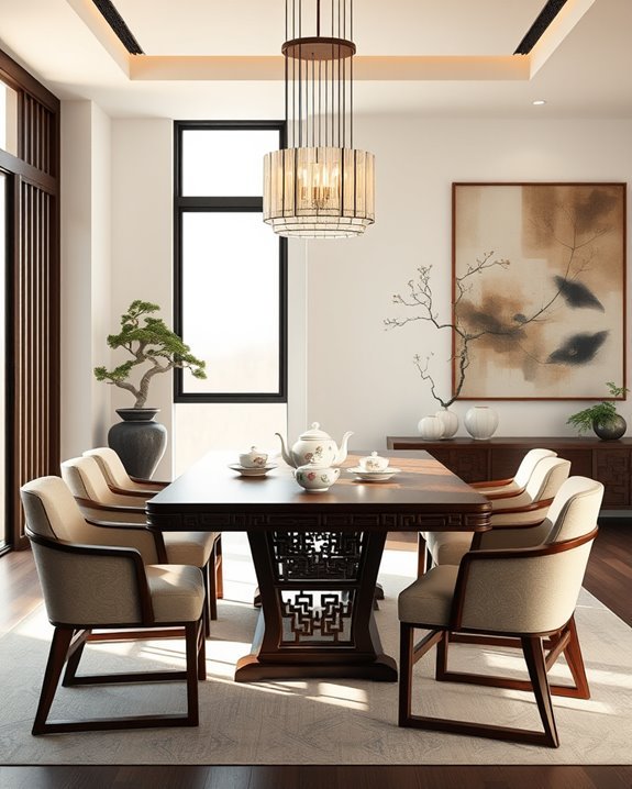 asian inspired modern decor