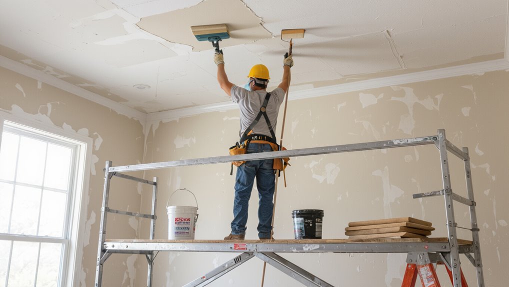 assess and repair surfaces