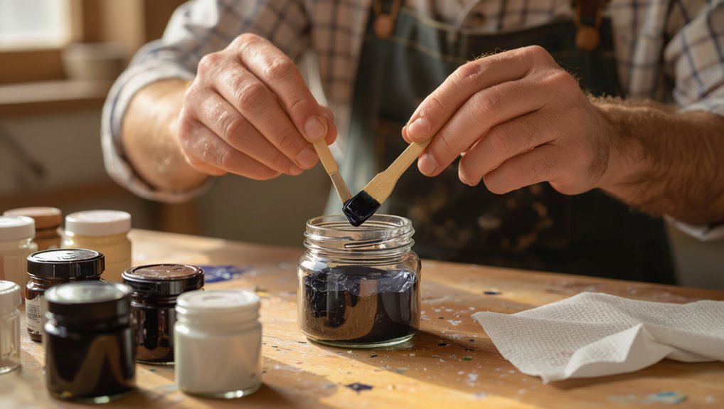 assess and salvage dried paint