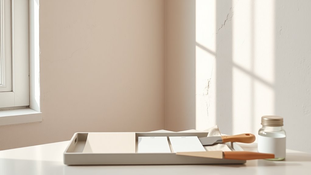 assess plaster select breathable paint