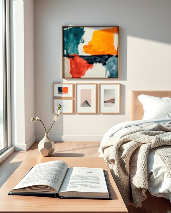 asymmetrical art display techniques