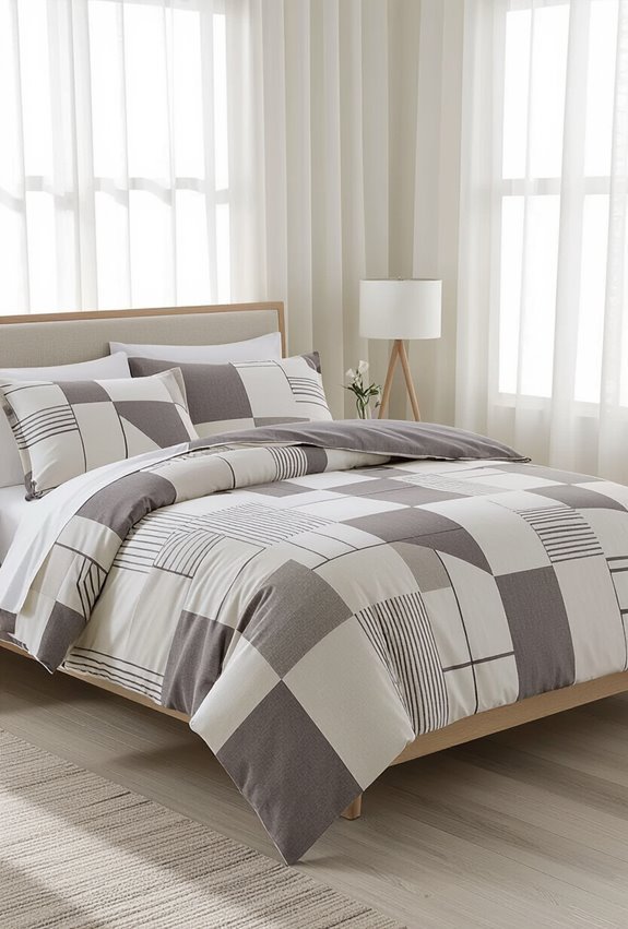 asymmetrical bedding with texture