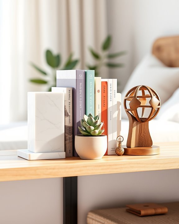 asymmetrical bookends for creativity