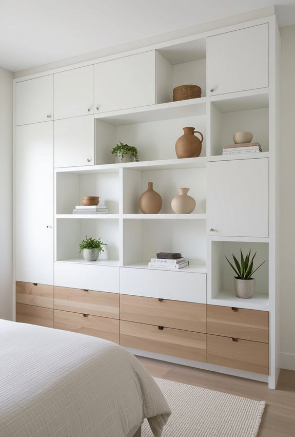 asymmetrical built in storage charm