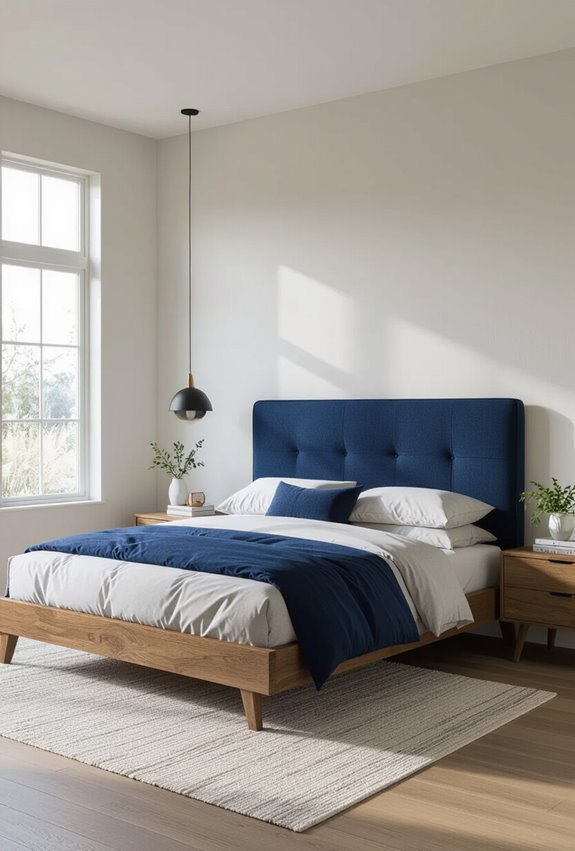asymmetrical frames sculptural headboards