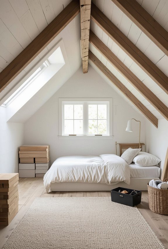 attic to bedroom thoughtful transformation