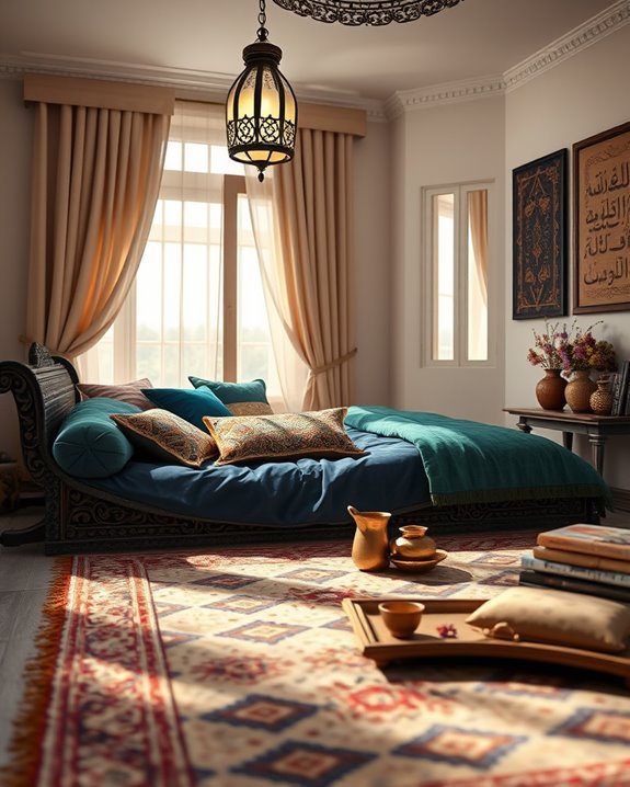 authentic arabic bedroom textiles