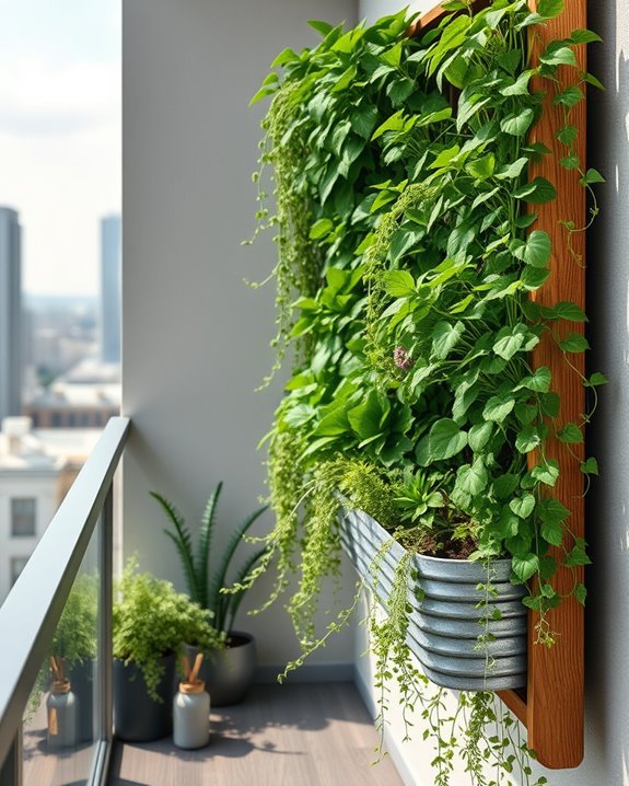 automated vertical garden irrigation