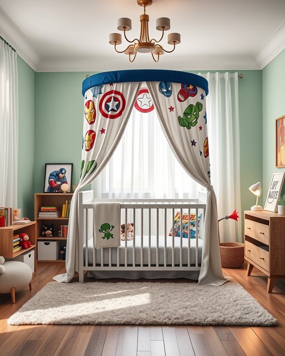 avengers themed bed canopies