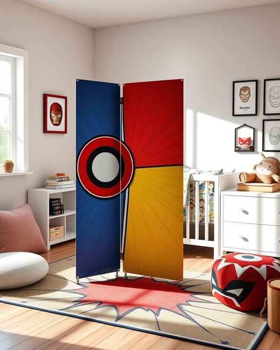 avengers themed room dividers