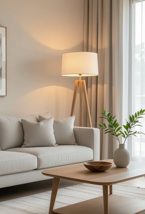 avoid glare by angling
