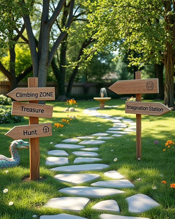 backyard adventure exploration path