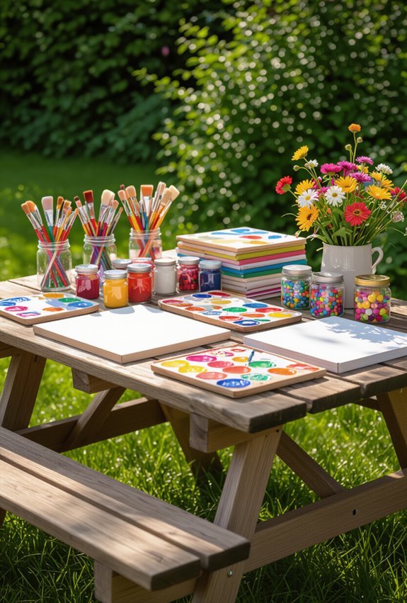 backyard collaborative outdoor art