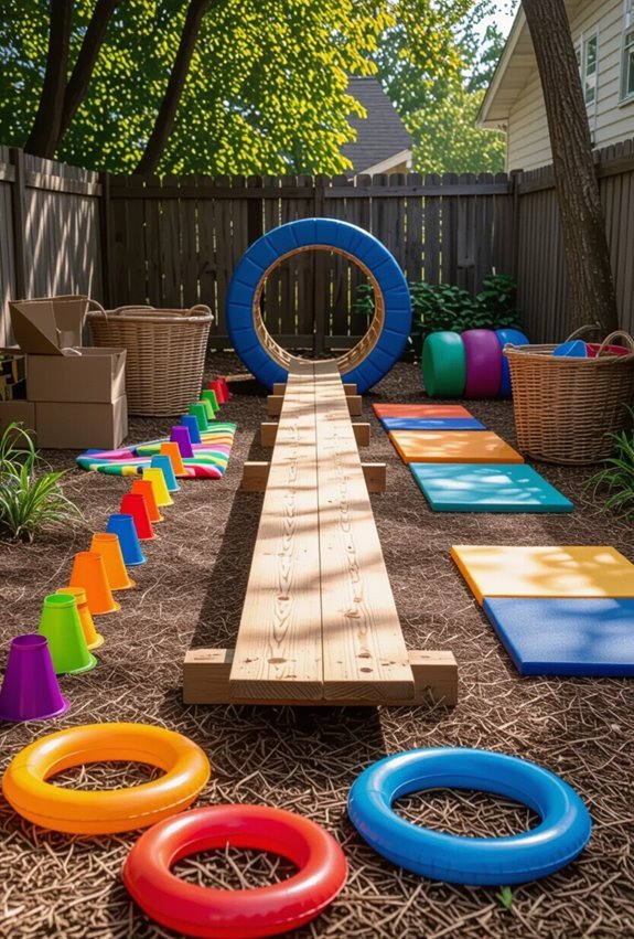 backyard diy obstacle course