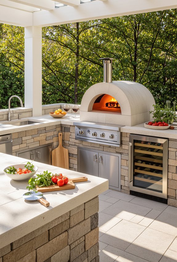 backyard gourmet entertaining kitchen