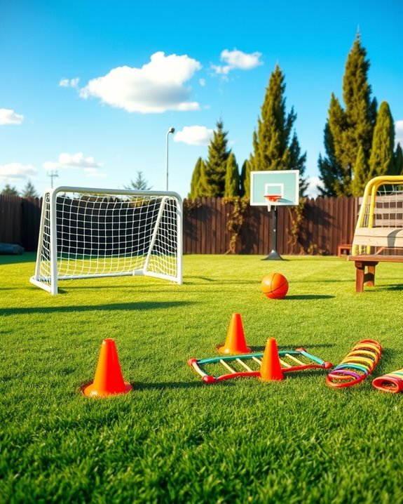 backyard mini sports field