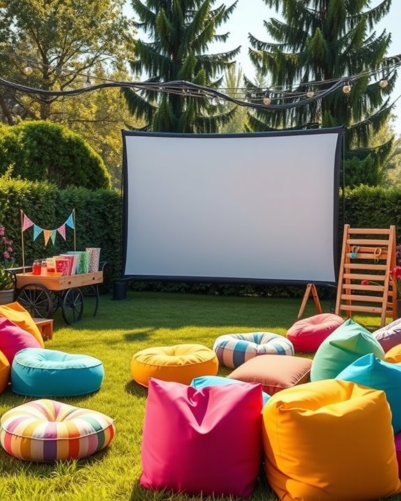 backyard outdoor movie nights