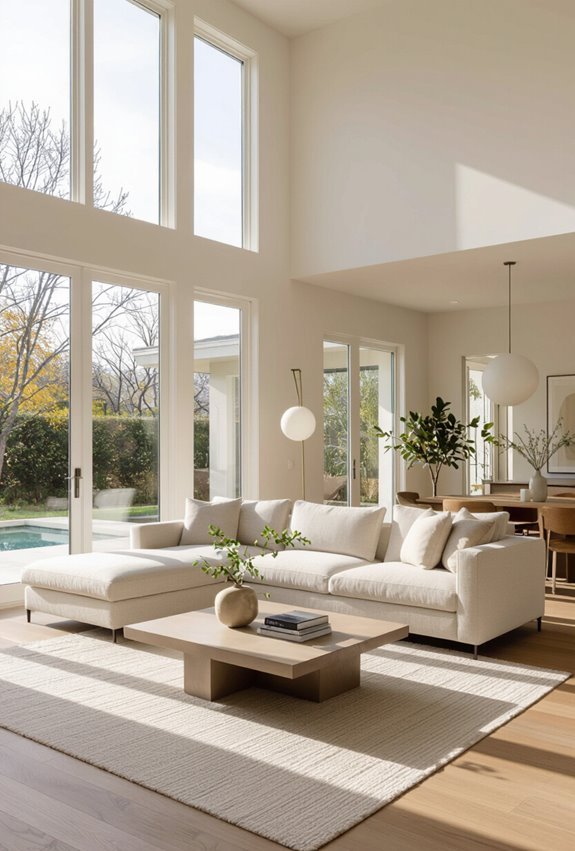 balance statement with open space