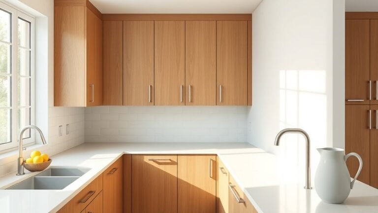 balanced contrasting kitchen tones