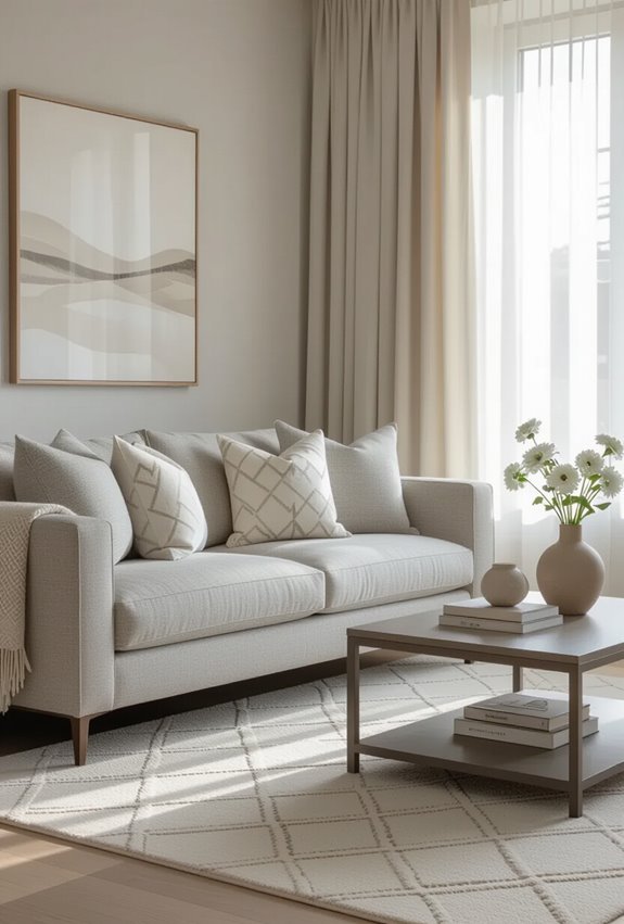 balanced grey and cream patterns