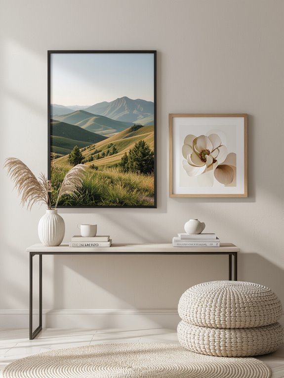 balanced harmonious picture arrangement