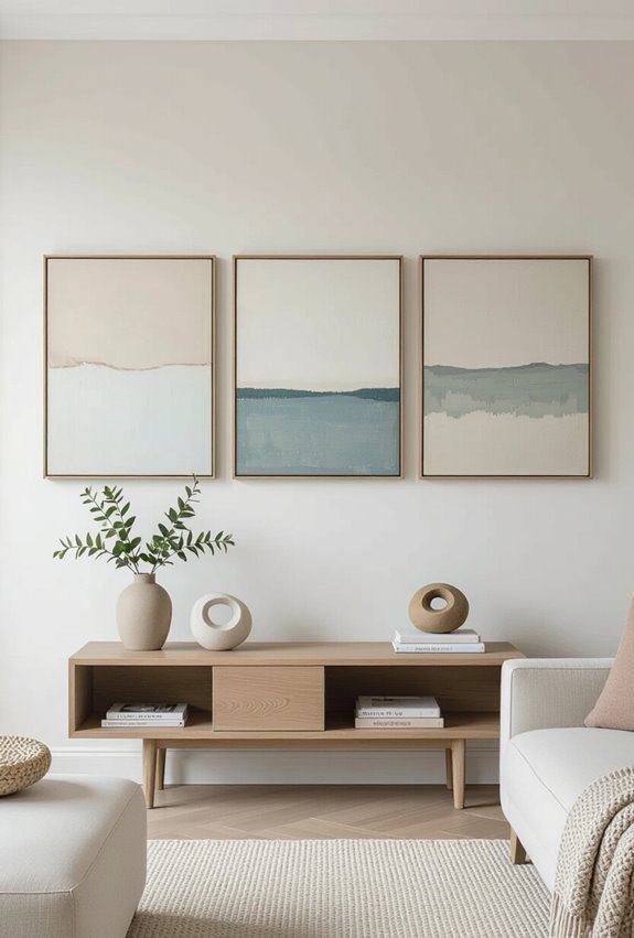 balanced modular trio display