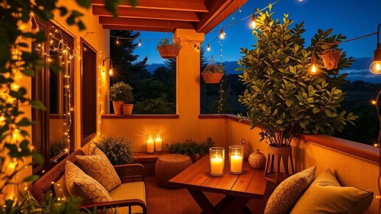 balcony mood lighting ideas