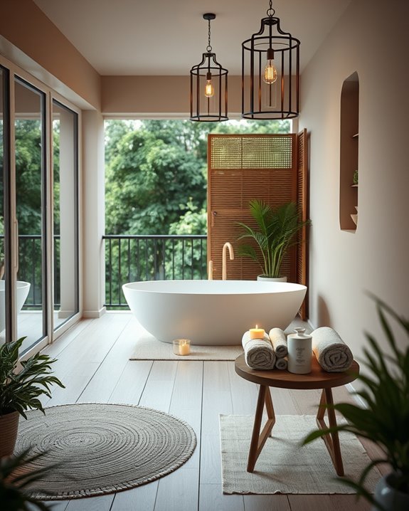 balcony spa retreat essentials