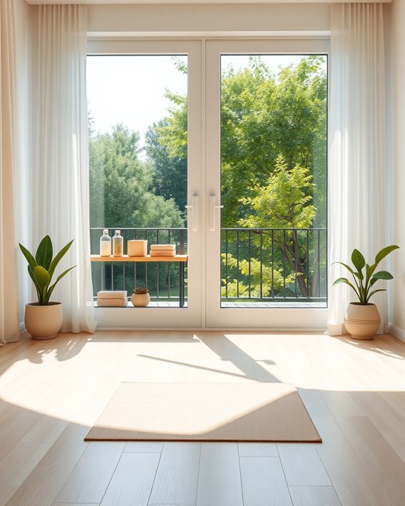 balcony yoga studio oasis