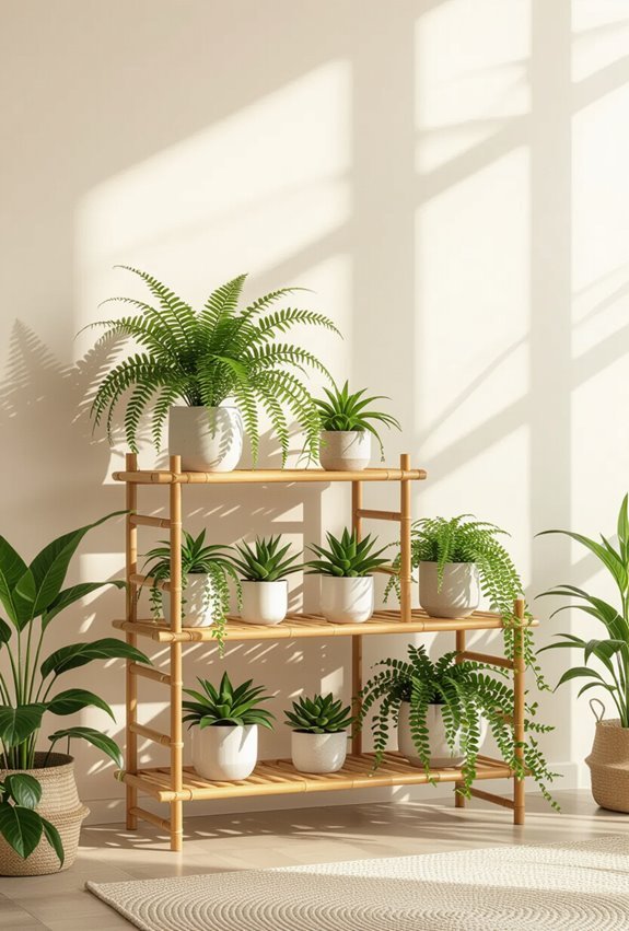 bamboo and humidity loving plants