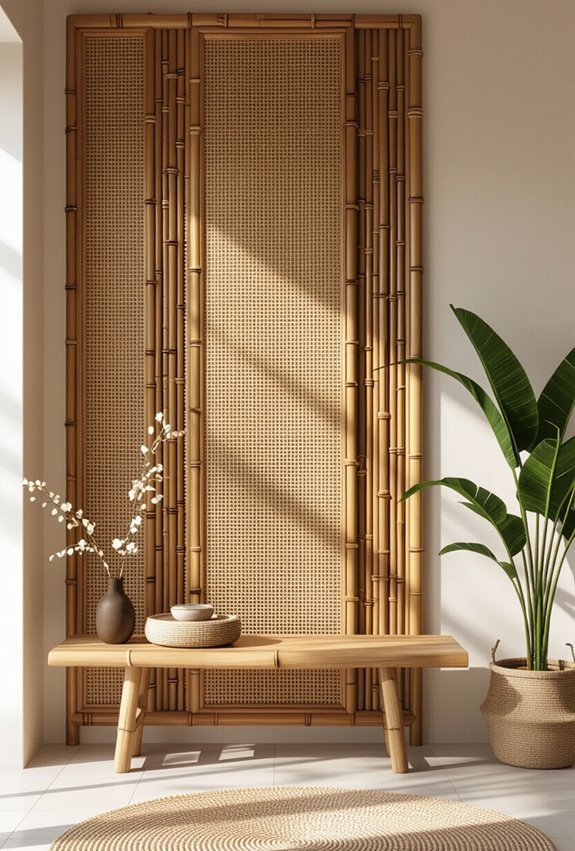 bamboo and rattan humid proof