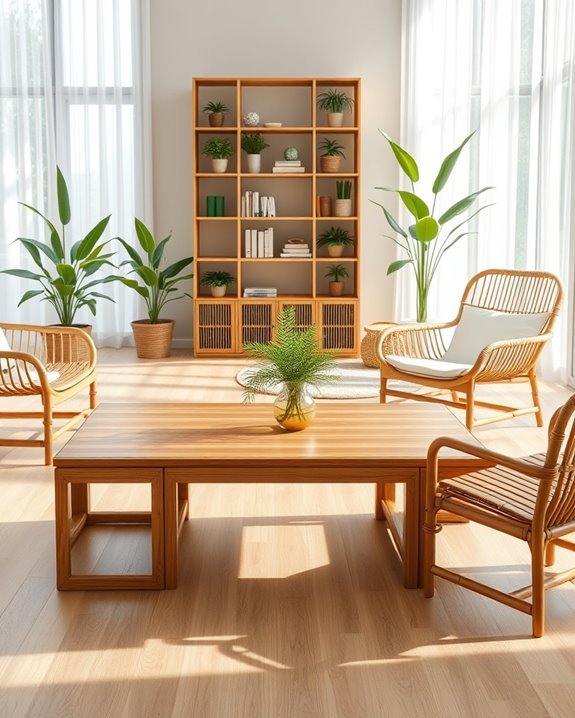 bamboo furniture for sustainable living