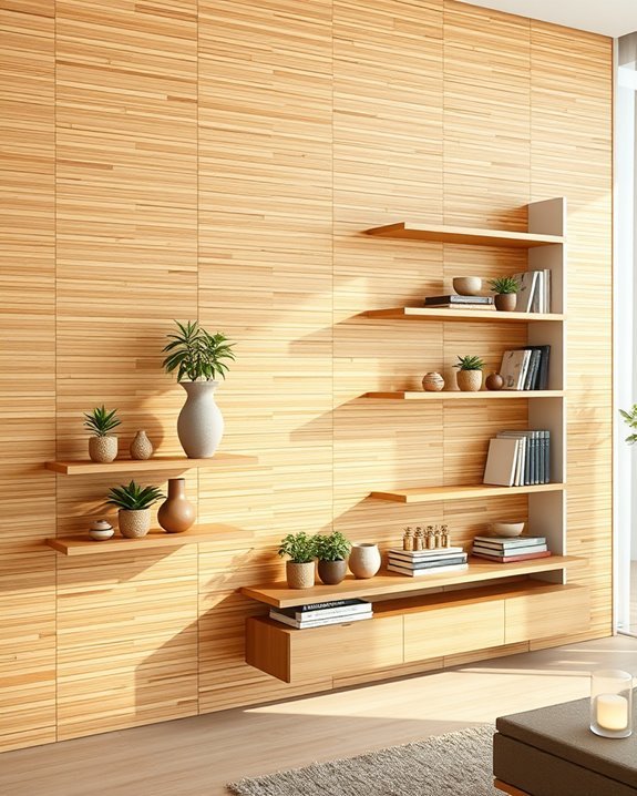 bamboo integrated storage solution