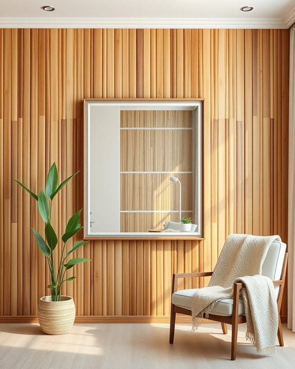 bamboo mirrors enhance spaces