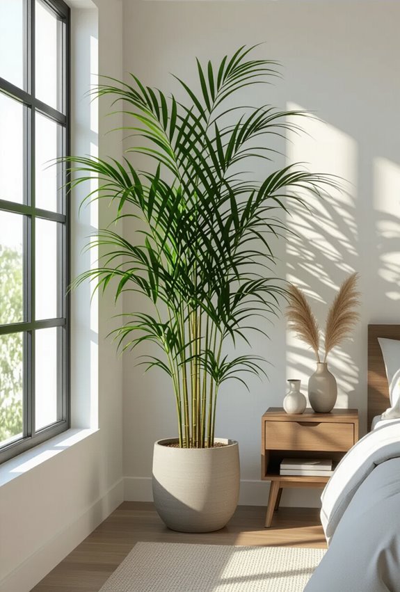 bamboo palm purifies corners elegantly
