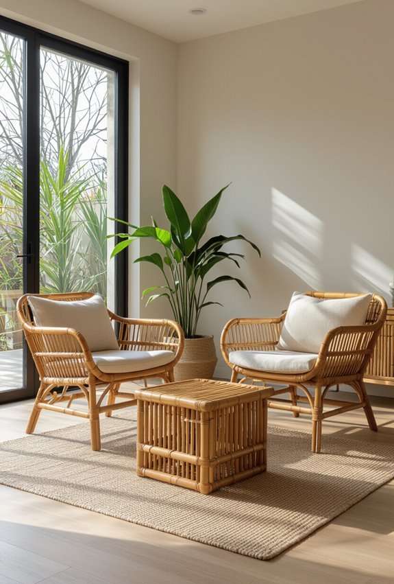 bamboo seating versatile textured charm