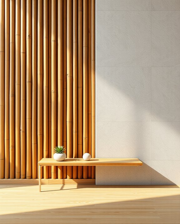 bamboo stone harmony elegance