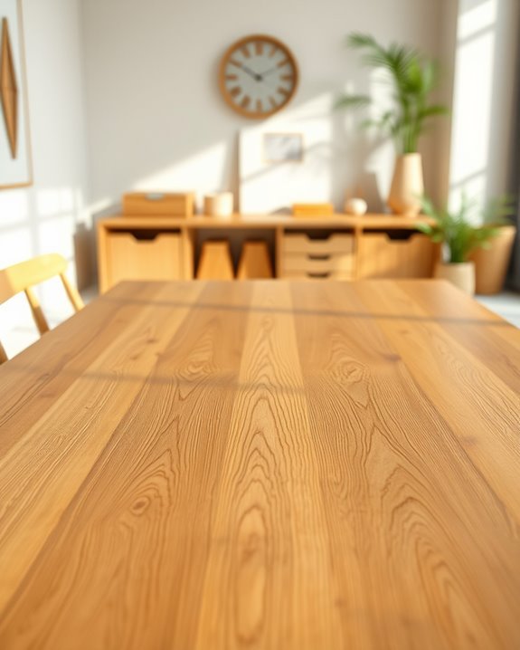 bamboo tables enhance crafting