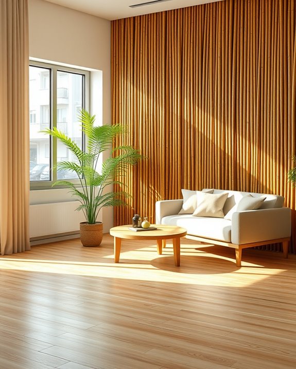 bamboo wall treatments enhance interiors